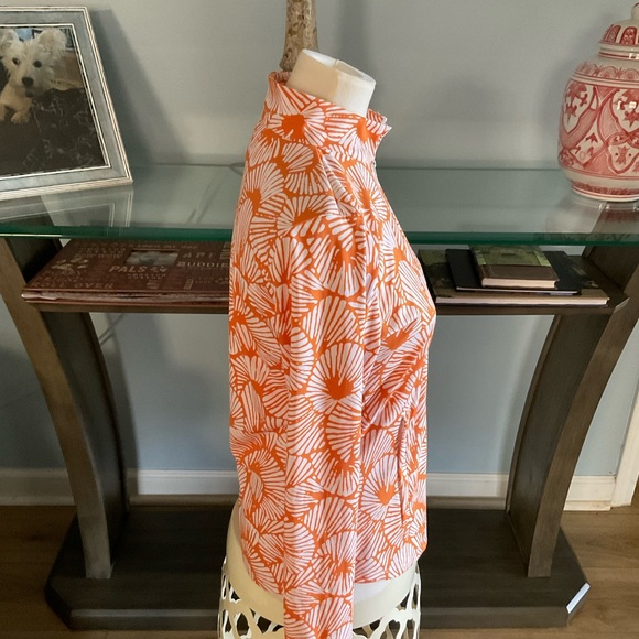 Tommy Bahama Golf Orange Patterned Women's Lightweight Jacket - Picture 2 of 8